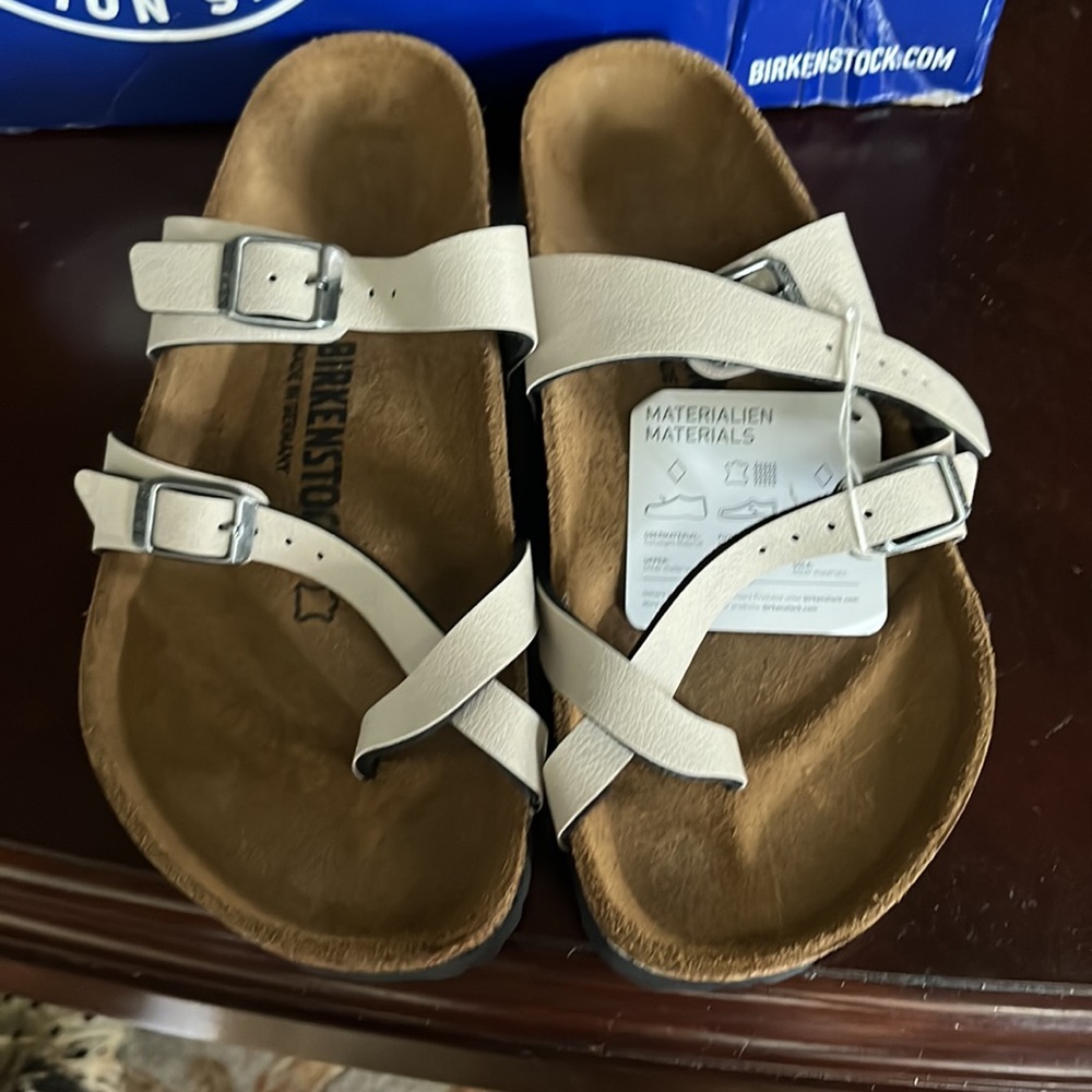 Mayari pull up stone Birkenstocks OA